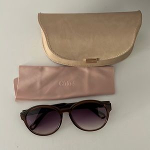Chloe sunglasses with original case. Like new.